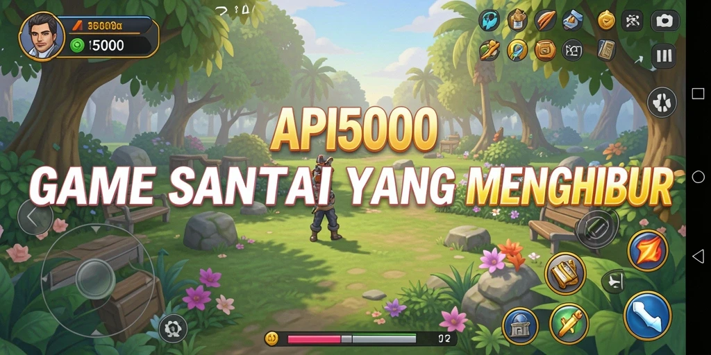 Tampilan gameplay menarik dari API5000 yang menyenangkan dan menghibur.