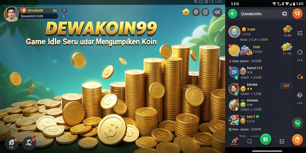 Tampilan gameplay DEWAKOIN99 yang menarik dan adiktif.