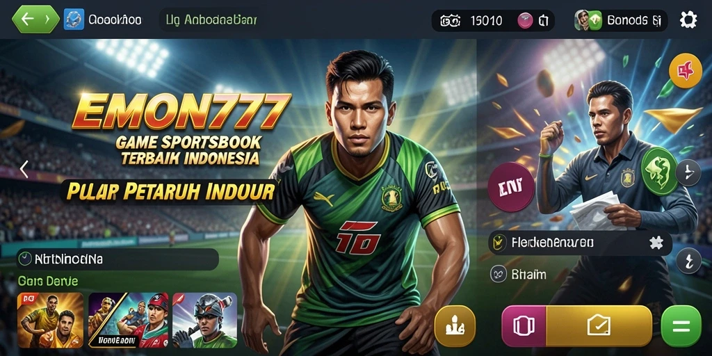Tampilan menarik dari gameplay Sportsbook EMON777.