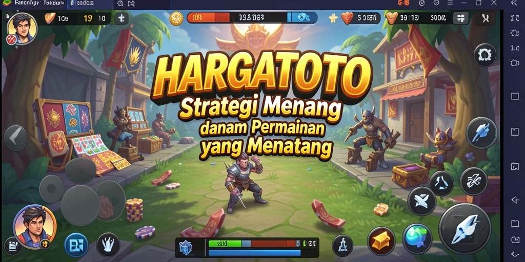 Tampilan gameplay HARGATOTO yang menegangkan dan penuh strategi.