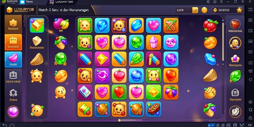 Tampilan gameplay LUXURY138 yang seru dan interaktif.