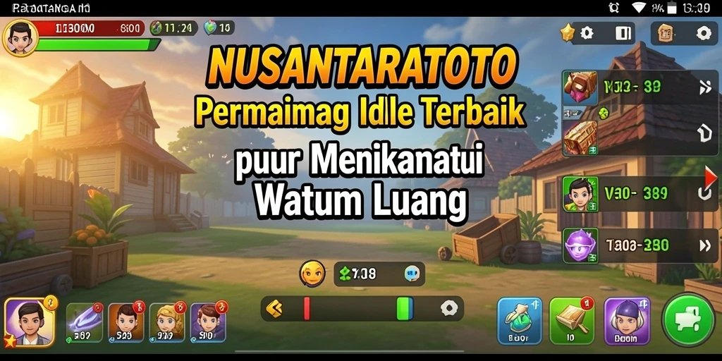 Tampilan gameplay NUSANTARATOTO yang santai dan menarik.