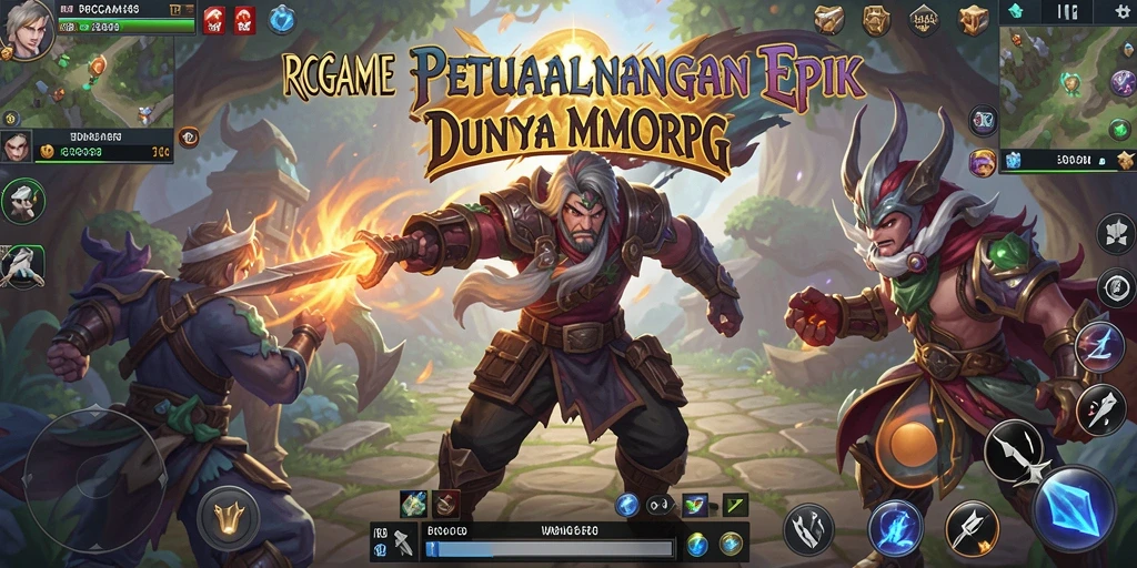 Tampilan utama gameplay RPGAME yang menakjubkan dan mendebarkan.